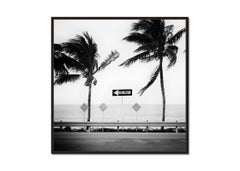 ONE WAY, Miami Beach, Florida, USA - monochromes Foto - limitierte Auflage