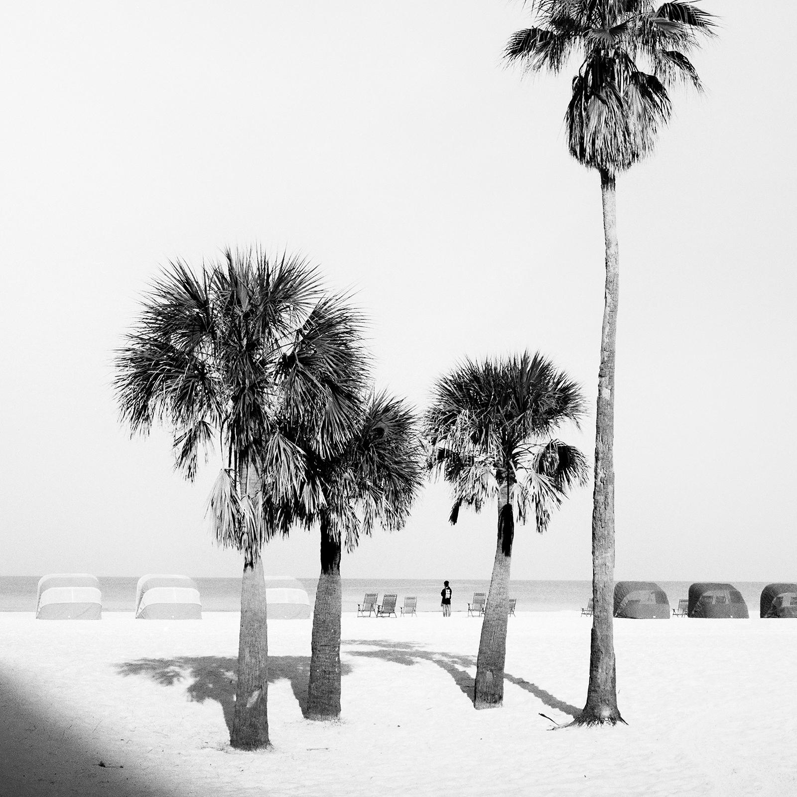 Palm Beach, Palm Tree, Florida, USA, Schwarz-Weiß-Fotografie, limitierte Auflage im Angebot 5