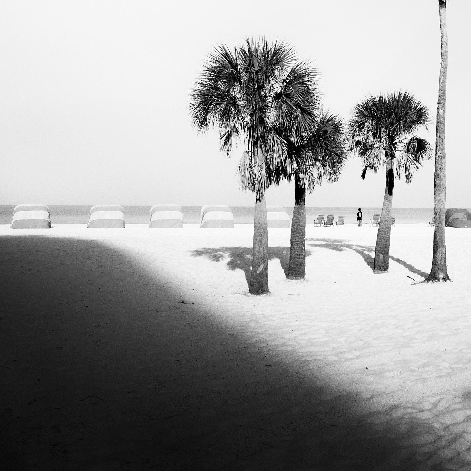 Palm Beach, Palm Tree, Florida, USA, Schwarz-Weiß-Fotografie, limitierte Auflage im Angebot 3
