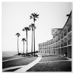 Palms Motel, Santa Barbara, USA, Schwarz-Weiß-Fotografie, Kunstlandschaft