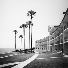Palms Motel, Santa Barbara, USA, Schwarz-Weiß-Fotografie, Kunstlandschaft