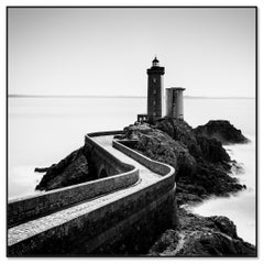 Faro Petit Minou, fotografía en blanco y negro, paisaje marino, edición limitada