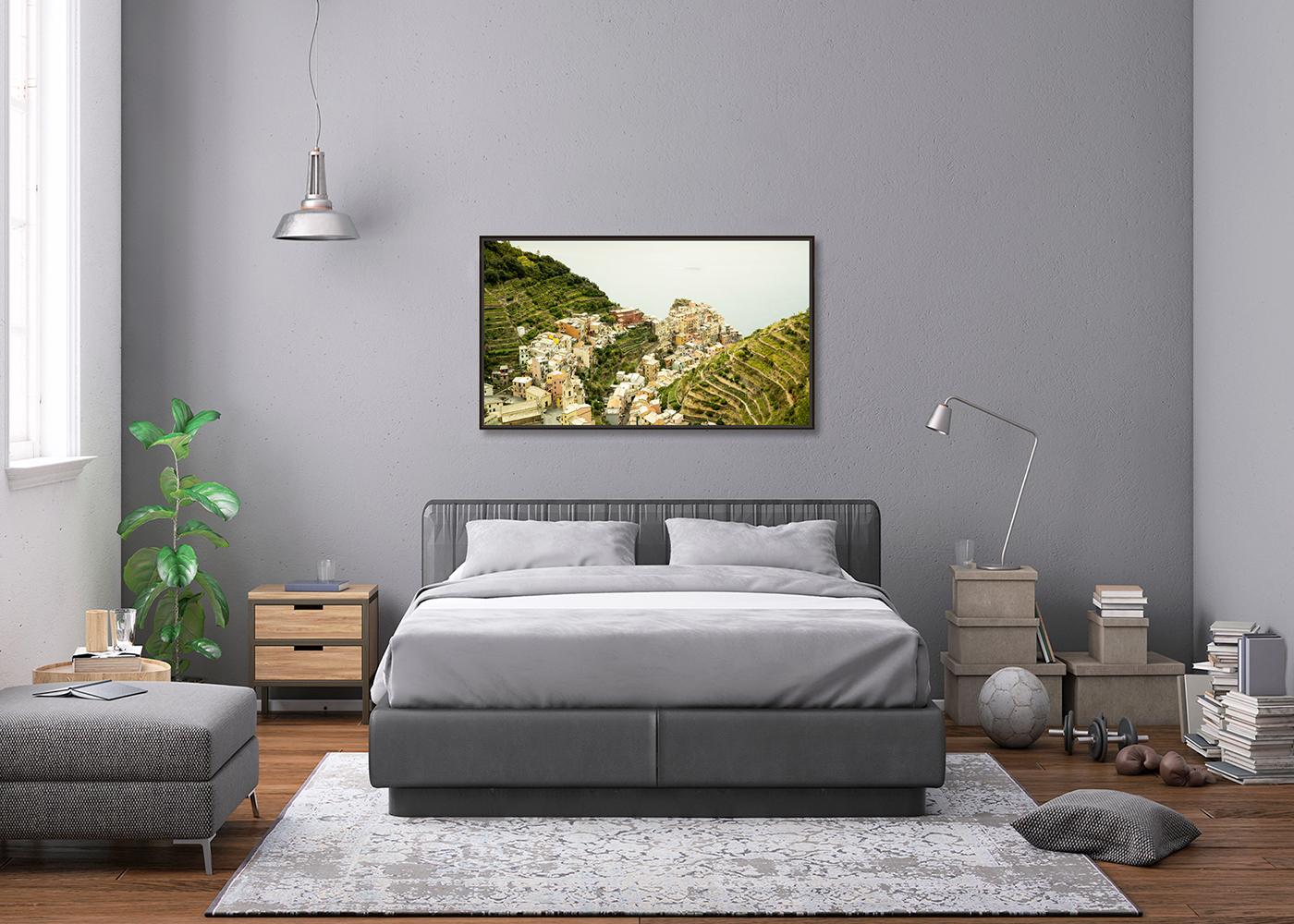 Picturesque Village, Vineyards, Cinque Terre, Photographie à tirage limité en vente 3