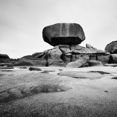 Pink Granite Coast huge rocks black and white fine art landscape photography