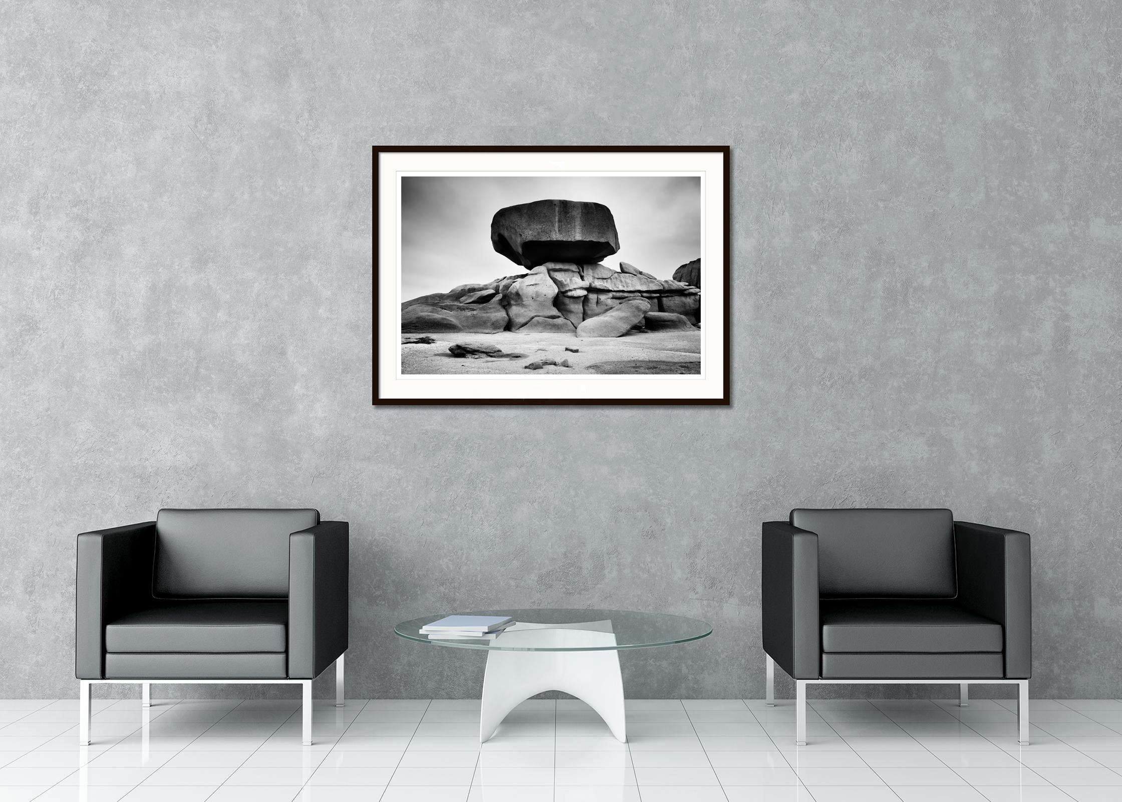 Black and white fine art panorama landscape photography print. Archival pigment ink print, edition of 8. Signed, titled, dated and numbered by artist. Certificate of authenticity included. Printed with 4cm white border. International award winner