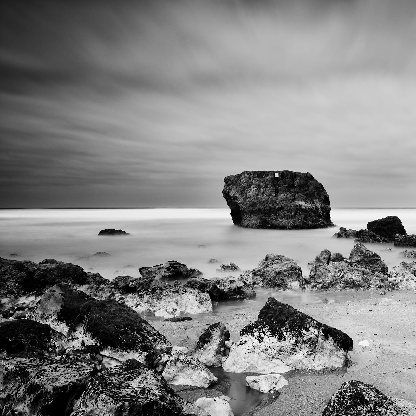 Point de vue Panorama, Giant Rock, black and white landscape photograph, limited For Sale 3