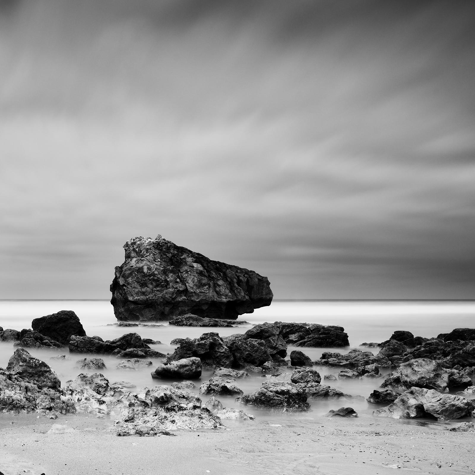 Point de vue Panorama, Giant Rock, black and white landscape photograph, limited For Sale 4