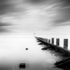 Pointing the Way, Wavebreaker, Schottland, Schwarz-Weiß-Fotografie