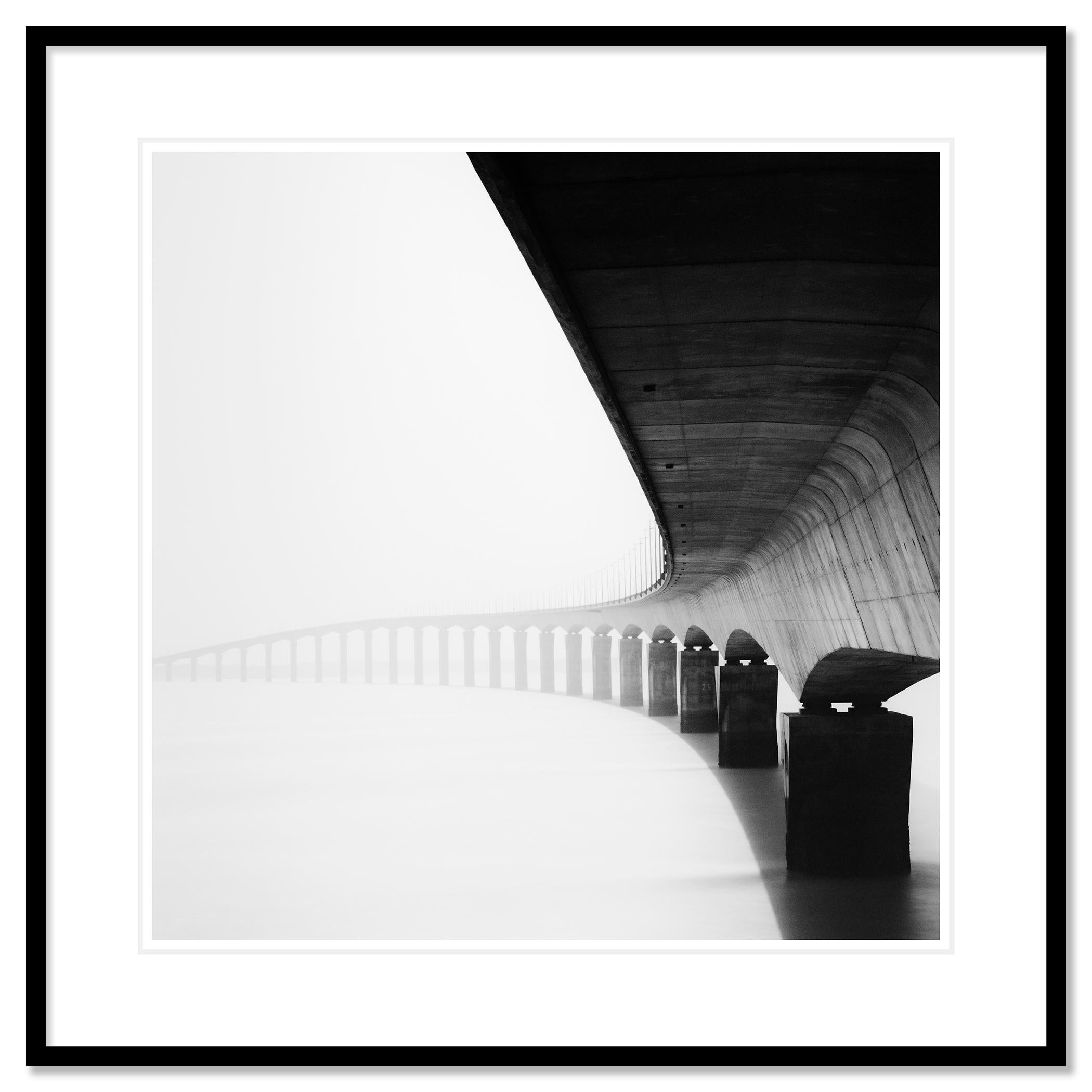 Black and white fine art long exposure waterscape - landscape photography print. Archival pigment ink print, edition of 9. Signed, titled, dated and numbered by artist. Certificate of authenticity included. Printed with 4cm white