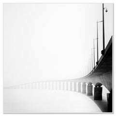 Pont de Ile de Re Bridge, black and white photography - fine art landscape