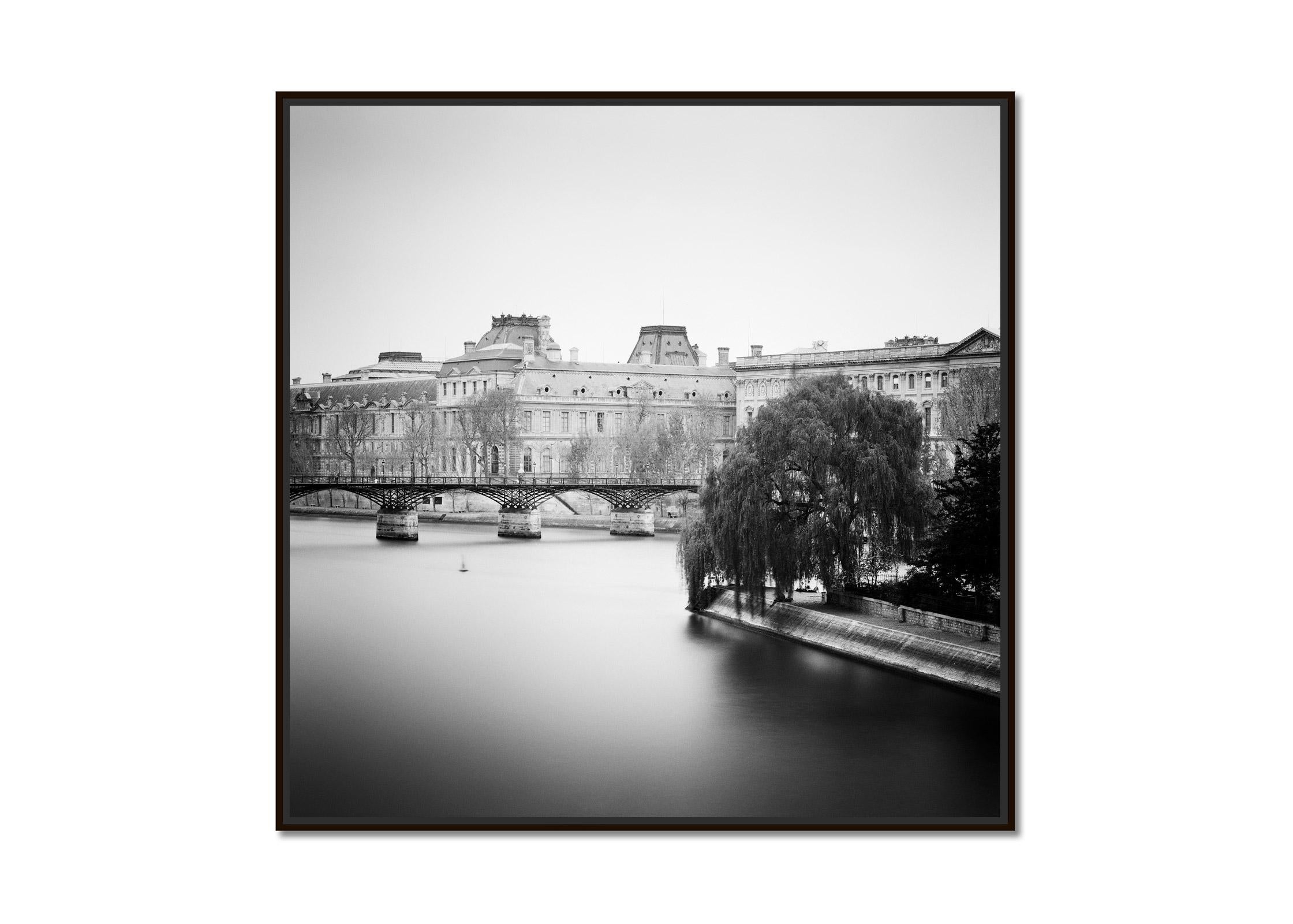 Pont Neuf, Paris, Frankreich, Schwarz-Weiß-Fotografie, Landschaft, Kunstdruck – Photograph von Gerald Berghammer