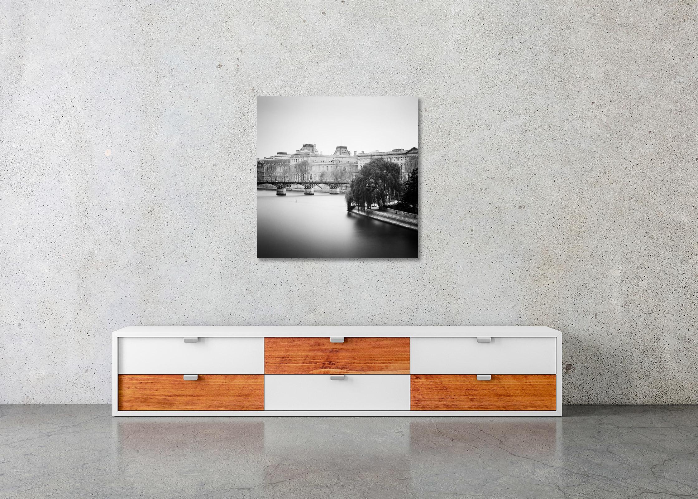 Pont Neuf, Paris, Frankreich, Schwarz-Weiß-Fotografie, Landschaft, Kunstdruck im Angebot 2