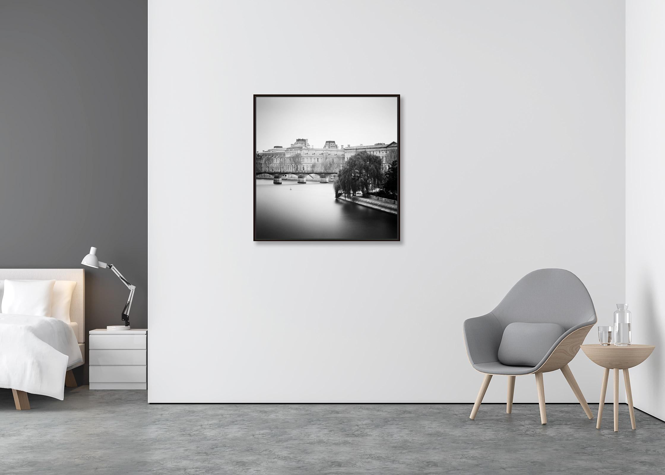 Pont Neuf, Paris, Frankreich, Schwarz-Weiß-Fotografie, Landschaft, Kunstdruck (Zeitgenössisch), Photograph, von Gerald Berghammer