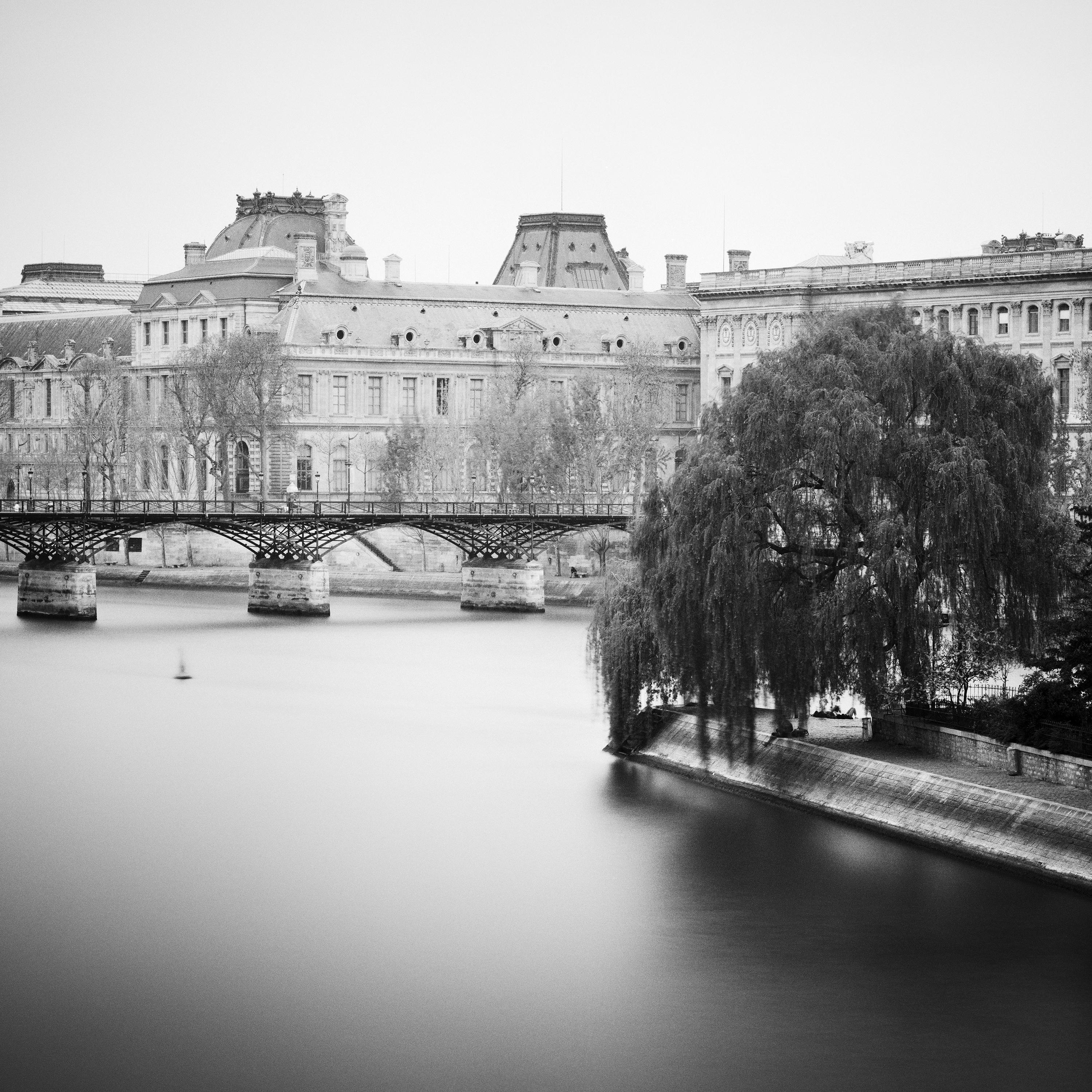 Pont Neuf, Paris, Frankreich, Schwarz-Weiß-Fotografie, Landschaft, Kunstdruck im Angebot 3