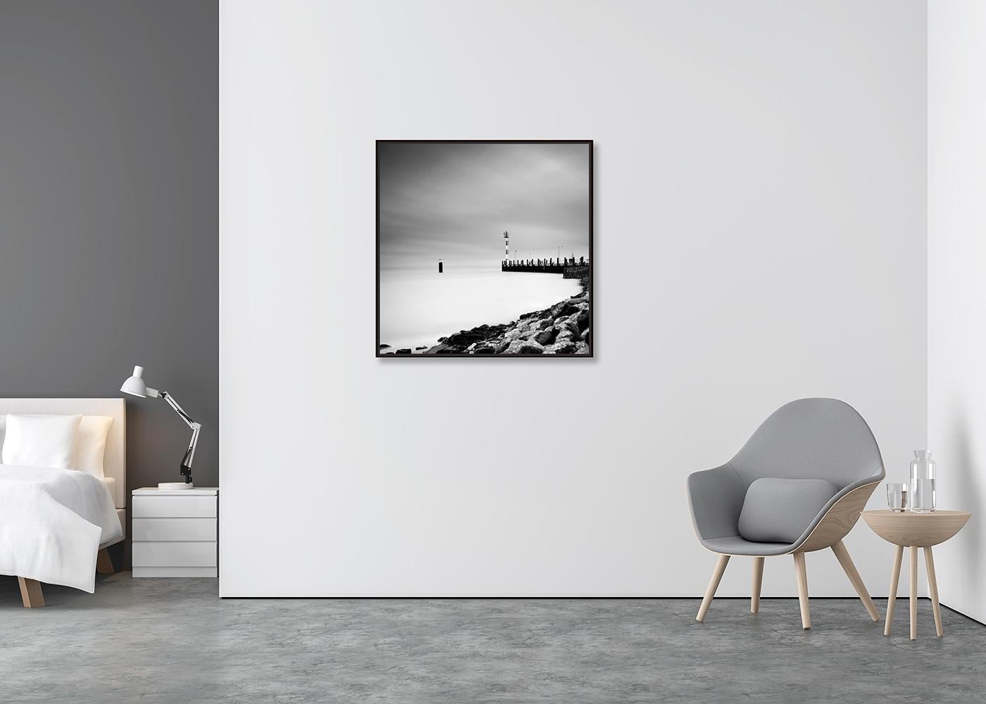 Port List, Sylt, Nordsee, monochrome Fotografie, limitierte Auflage, Landschaft (Zeitgenössisch), Photograph, von Gerald Berghammer