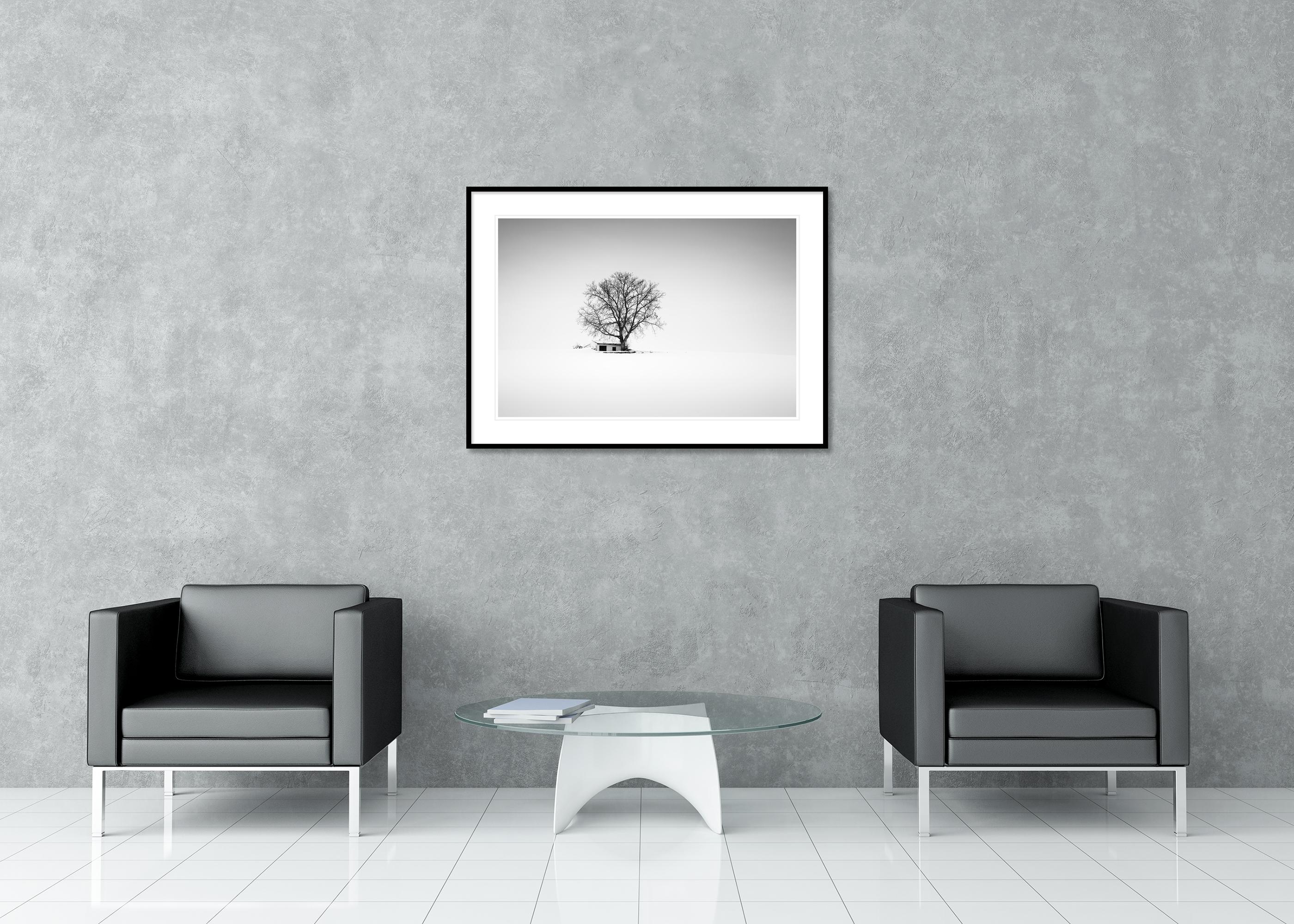 Maison de la presse, Whiting, Autriche, photographie noir et blanc, panorama, paysage en vente 2