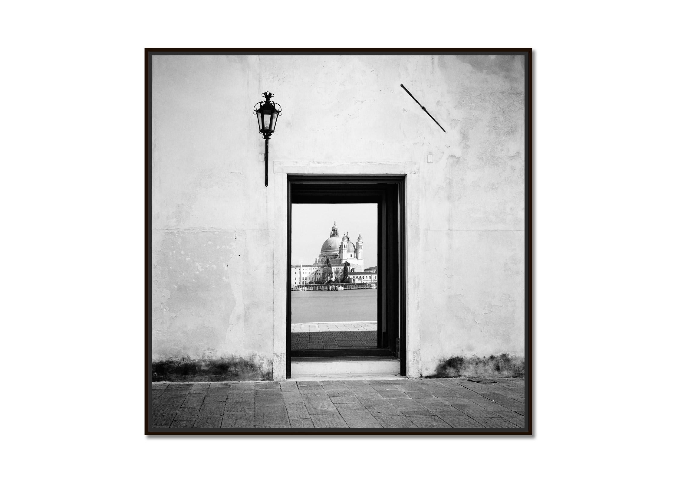 Reflection, Venice, Italy, black and white fine art landscape photography print - Photograph by Gerald Berghammer