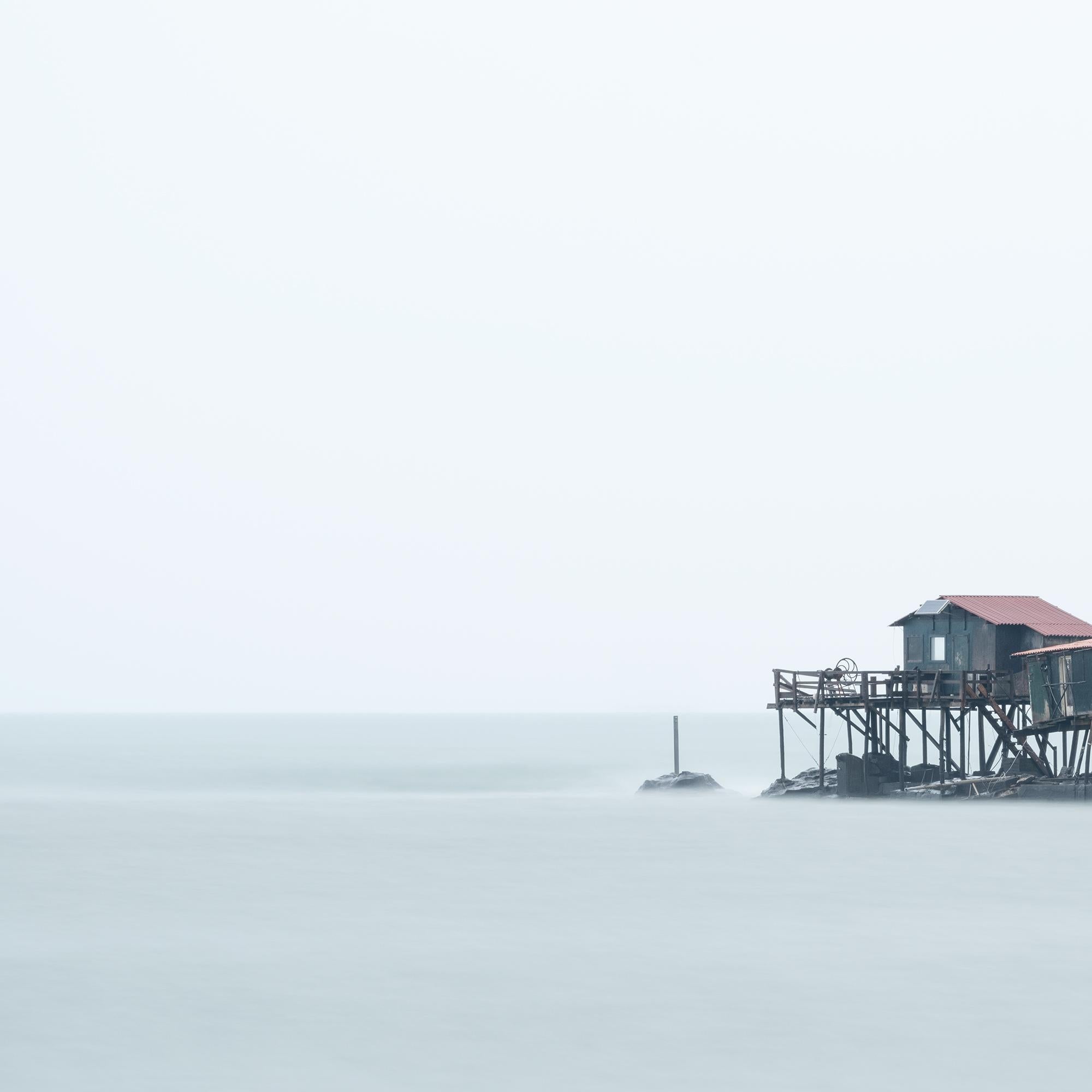 Retoni, Fishermans hut in the middle of nowhere - panorama color photography For Sale 5