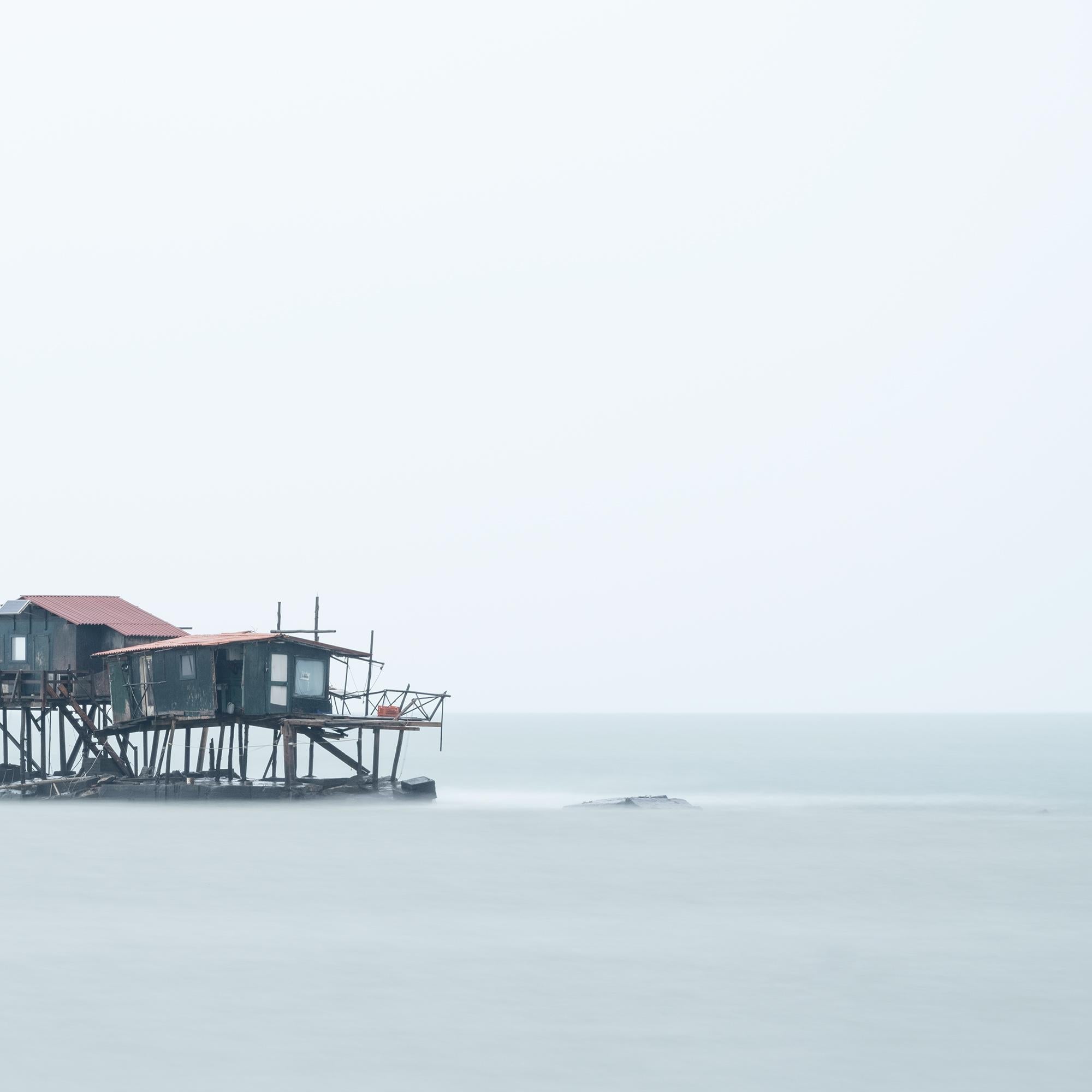 Retoni, Fishermans hut in the middle of nowhere - panorama color photography For Sale 6