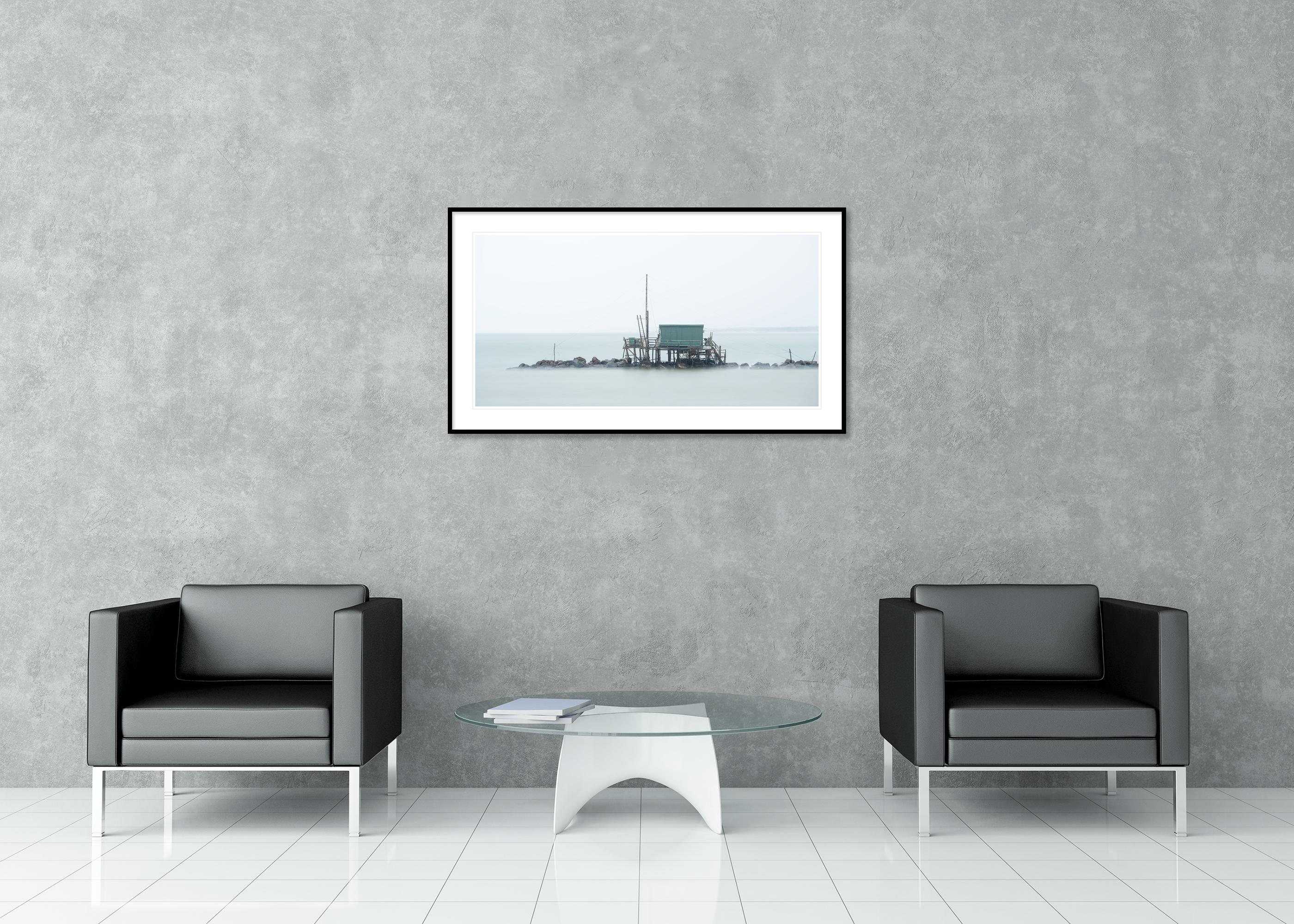 Retoni, seascape, fishing hut, panorama - large color photography, seascape For Sale 2
