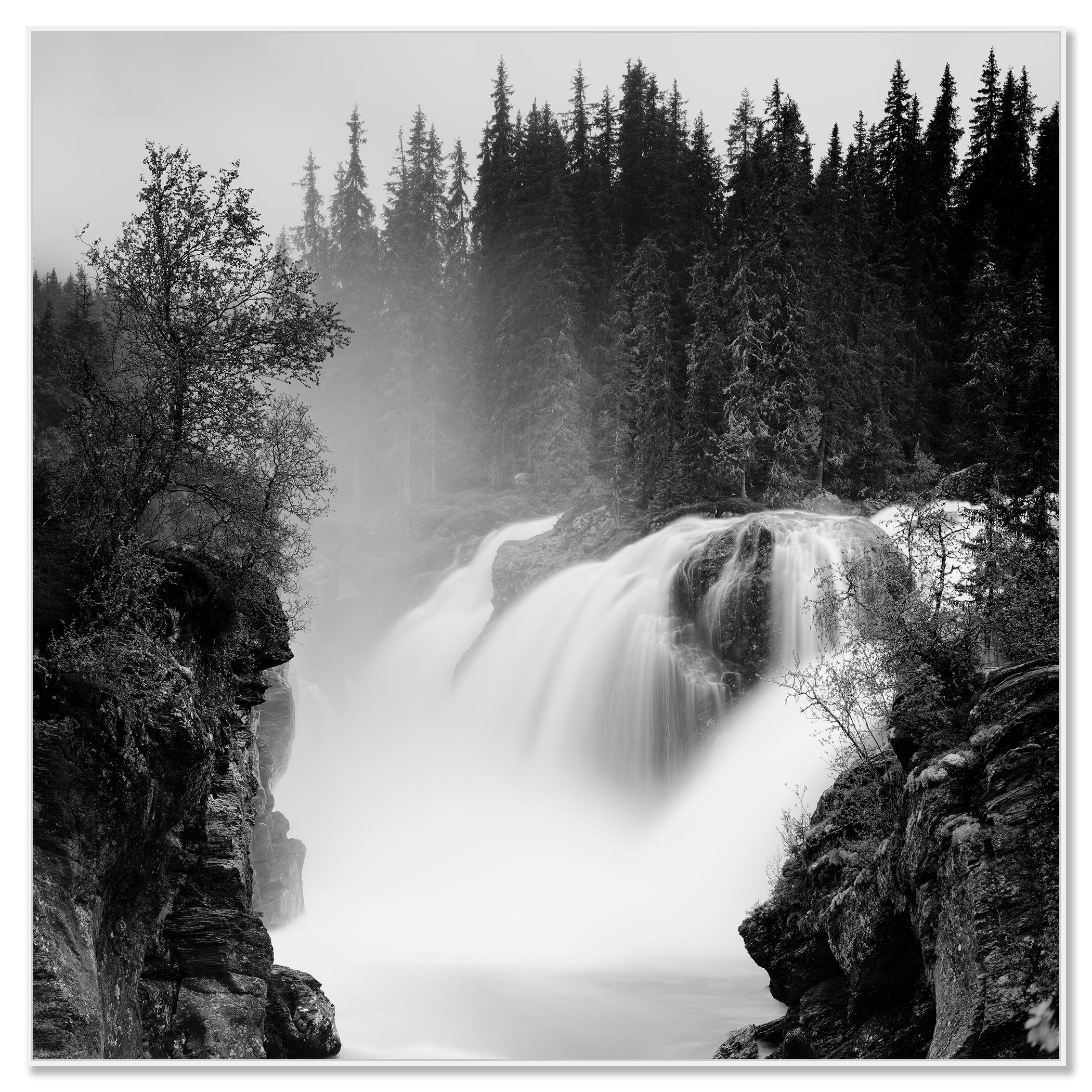 Rjukandefossen Waterfall, Forest, Norway - Photograph by Gerald Berghammer