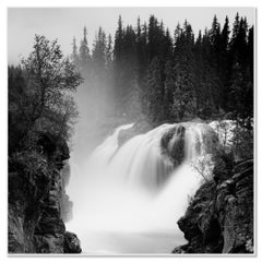 Wasserfall Rjukandefossen, Wald, Norwegen