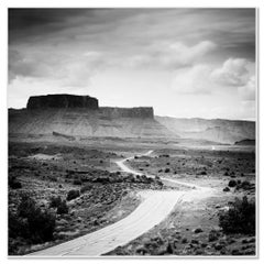 Road to Nowhere, Utah USA – Black-and-White Photograph, Limited Edition
