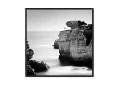 Rock Fishing, Great Cliffs, black and white landscape photo, limited edition