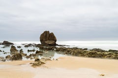 Rocks on the Shore, Great Rock, Sand Beach, Farbfotografie, limitierte Auflage