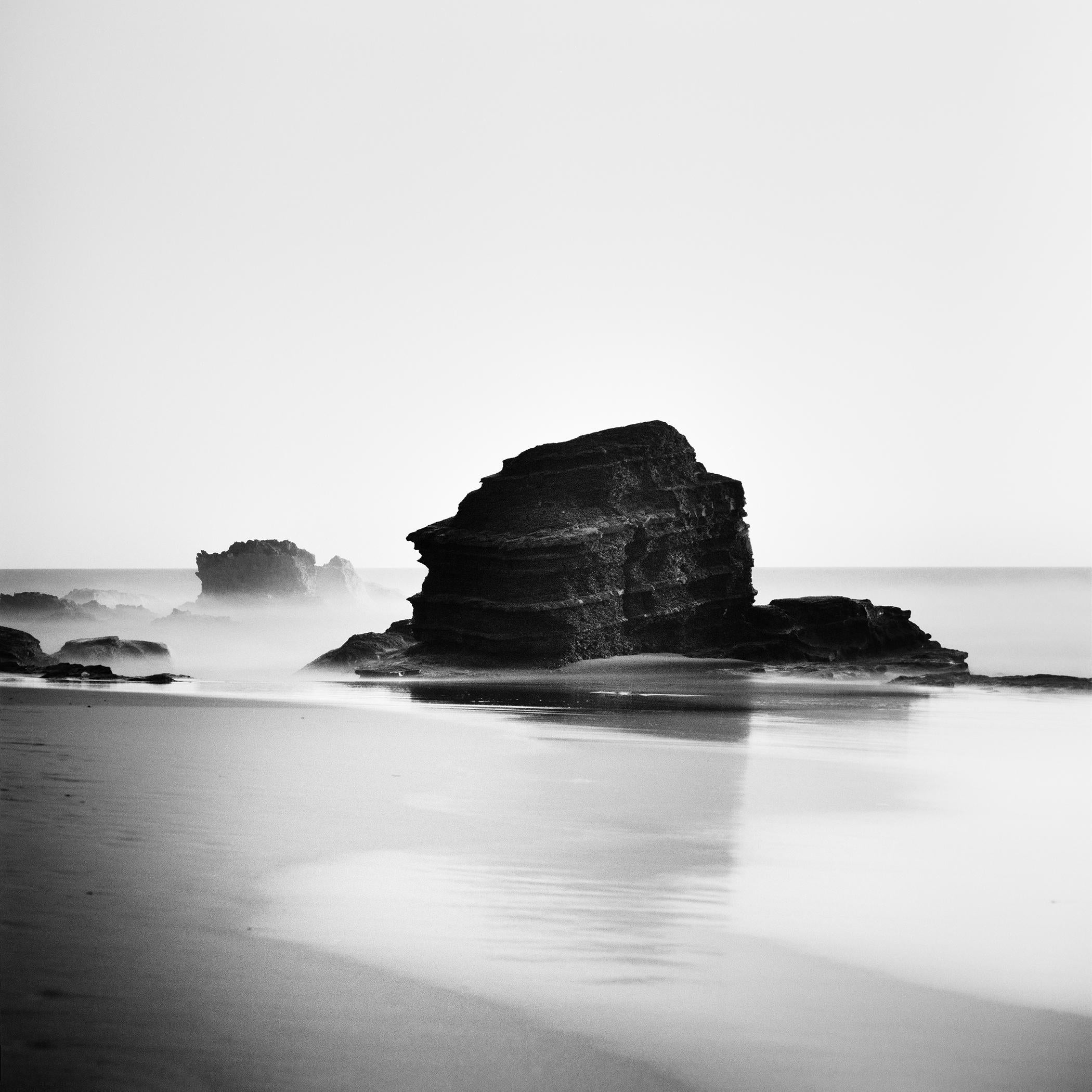 Gerald Berghammer Landscape Photograph - Rocky Beach, minimalist landscape