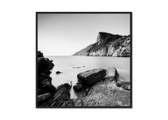 Rocky Coast of Porto Venere, Cinque Terre, Monochromo-Fotograpie, limitierte Auflage