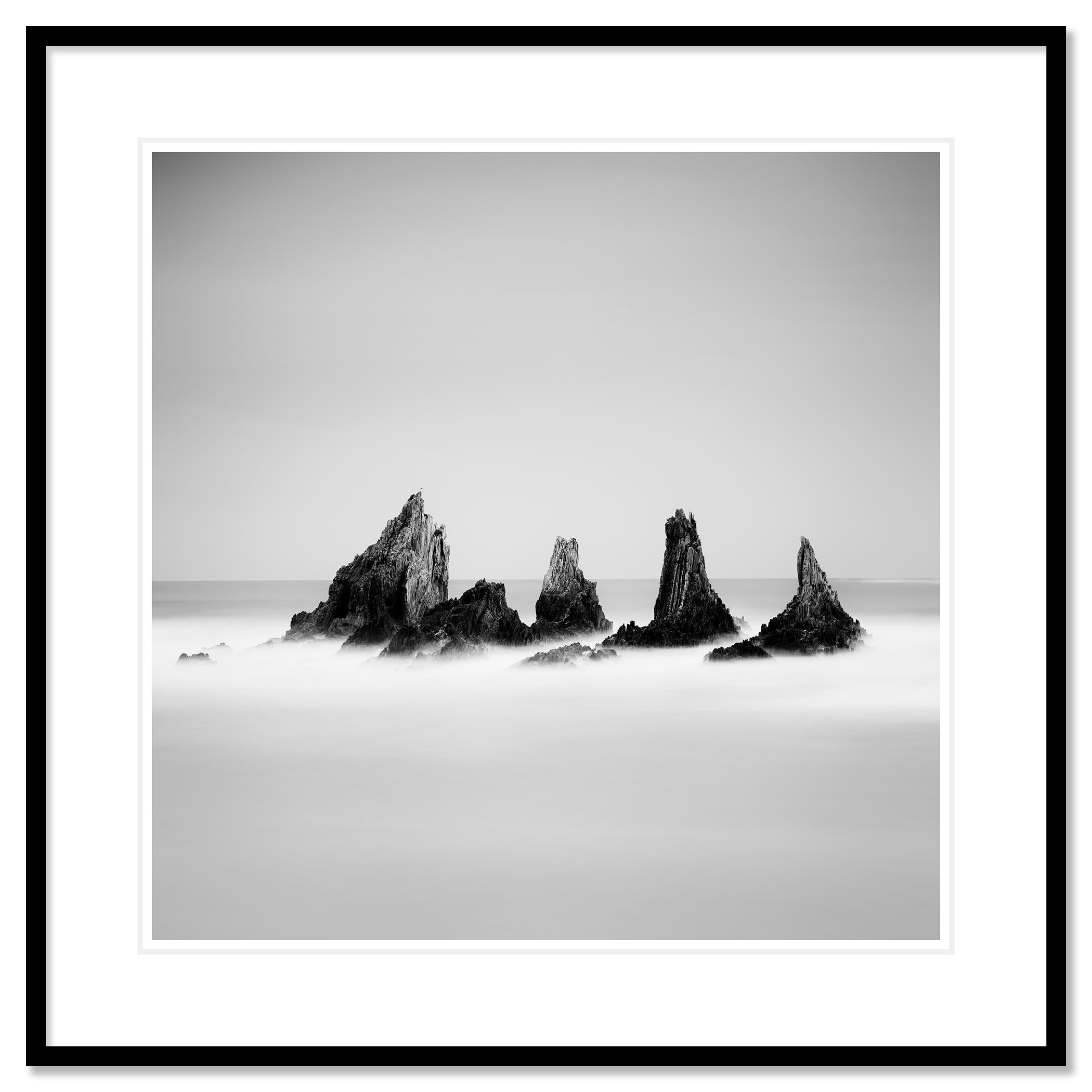 Paisaje acuático de larga exposición en blanco y negro - fotografía de paisaje. Impresión con tinta de pigmento de archivo en una edición limitada de 7 ejemplares. Todas las impresiones de Gerald Berghammer se realizan por encargo en ediciones
