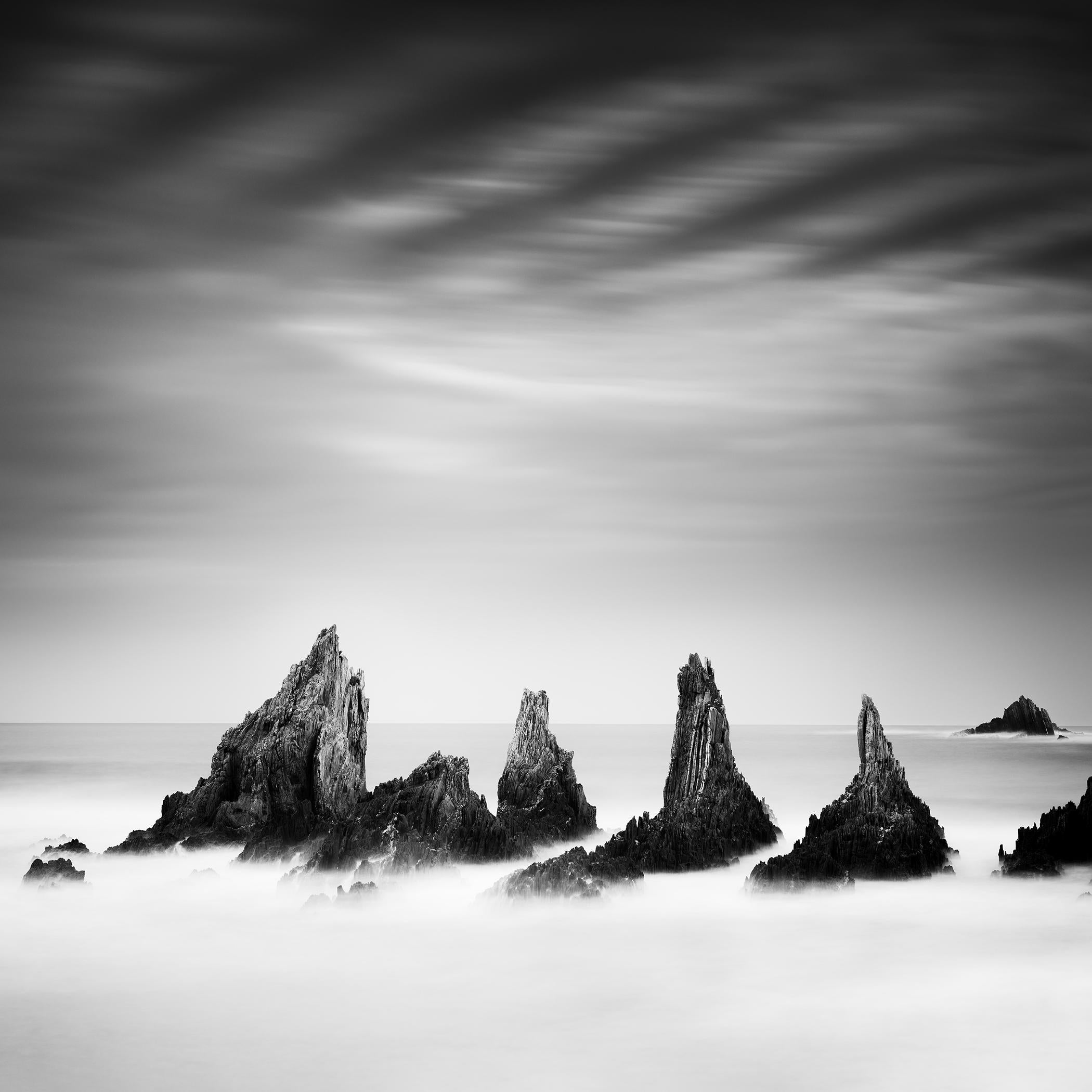 Gerald Berghammer Black and White Photograph – Rocky Peaks, Landschaftsfotografie, limitierte Auflage, Schwarz-Weiß-Kunstwerke