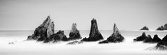 Rocky Peaks Panorama, Limited Edition Black-and-White Seascape Photograph