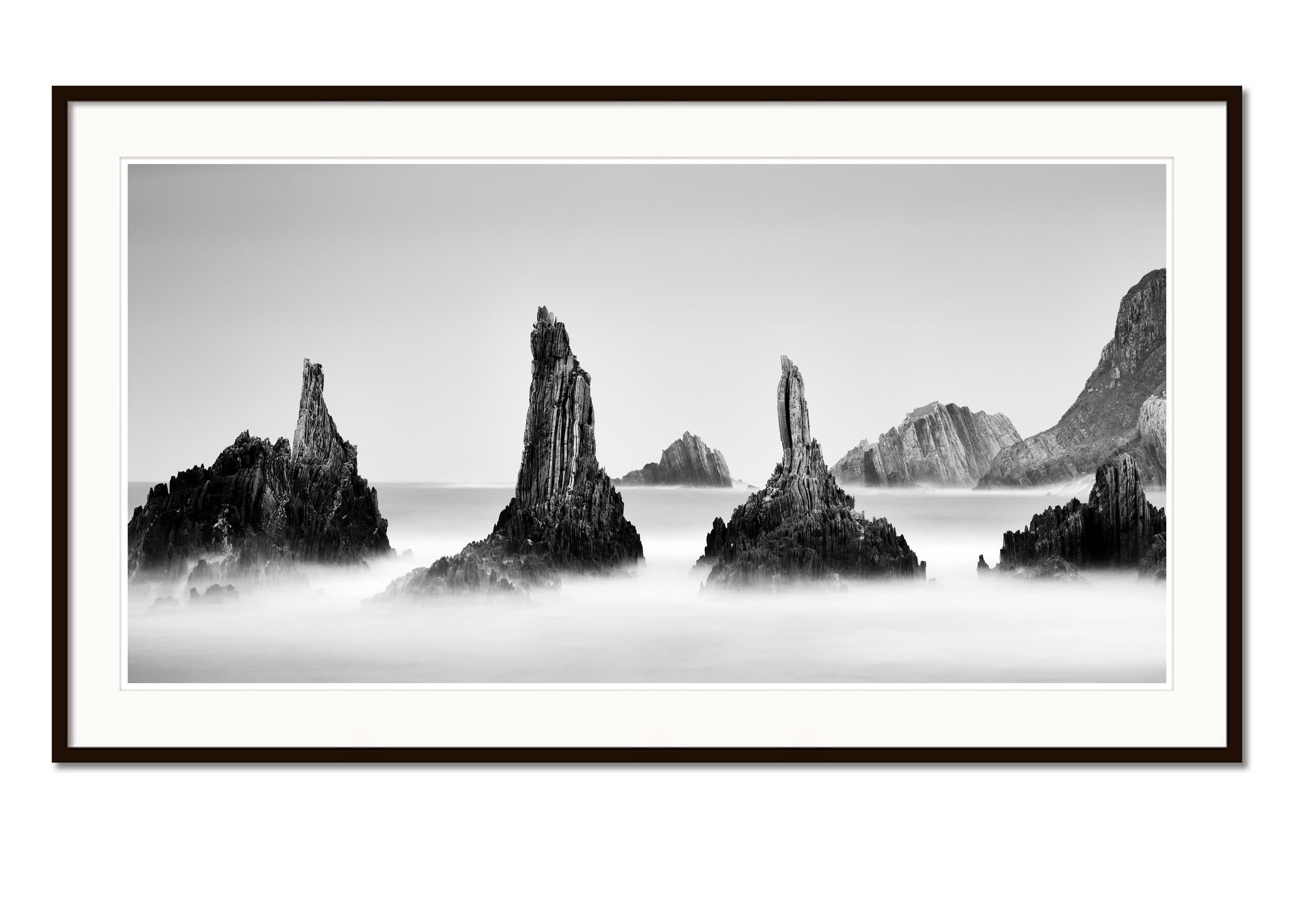 Black and white fine art long exposure waterscape - landscape photography. Archival pigment ink print as part of a limited edition of 7. All Gerald Berghammer prints are made to order in limited editions on Hahnemuehle Photo Rag Baryta. Each print