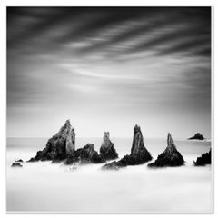 « Rocky Peaks », Espagne – Tirage photographique en noir et blanc d'un paysage, édition limitée