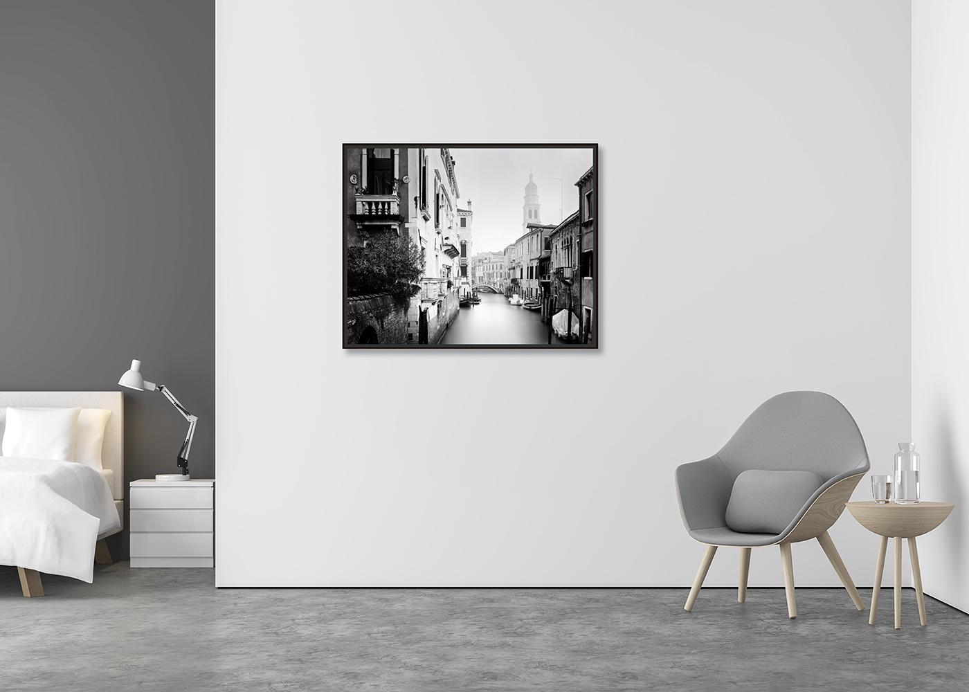 San Giorgio dei Greci, Venise, Italie, photographies en noir et blanc, paysage - Contemporain Photograph par Gerald Berghammer