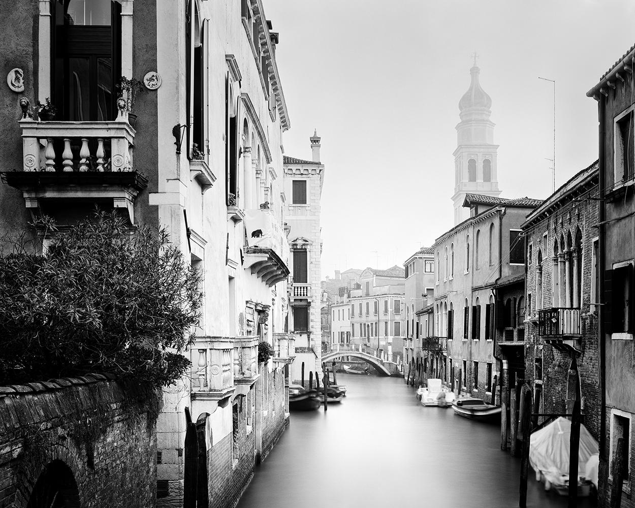 Landscape Photograph Gerald Berghammer - San Giorgio dei Greci, Venise, Italie, photographies en noir et blanc, paysage