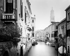 San Giorgio dei Greci, Venice, Italy, black and white photography, landscape