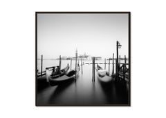 Santa Maria della Salute, Gondola, Venice, monochrome photograph, limited print