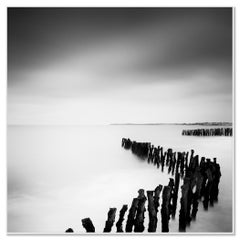 Sea Breakers, France - Edition limitée - Photo d'art en noir et blanc du paysage marin