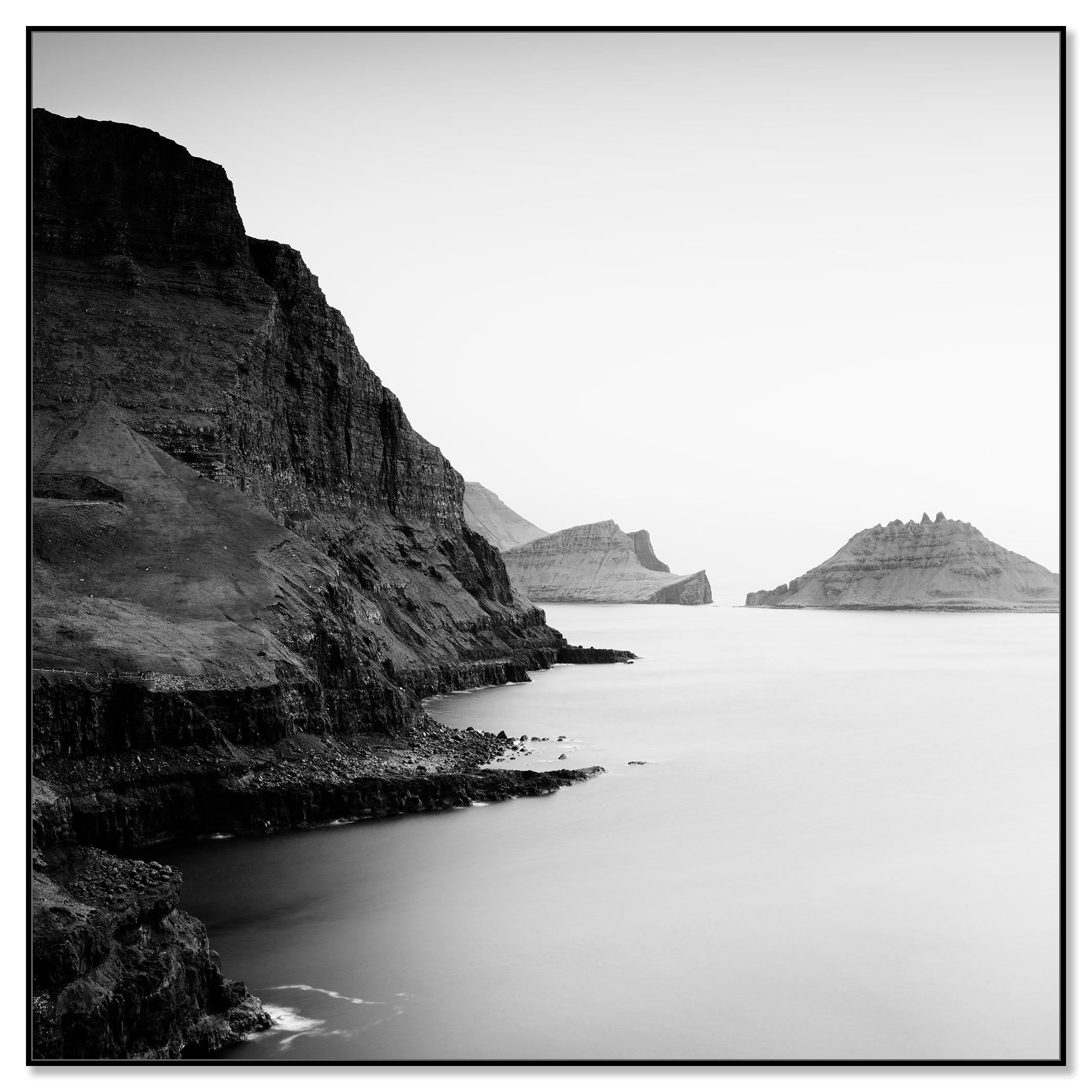 Sea Cliffs, Shoreline, Ocean, Nature, Faroe Islands - Photograph by Gerald Berghammer
