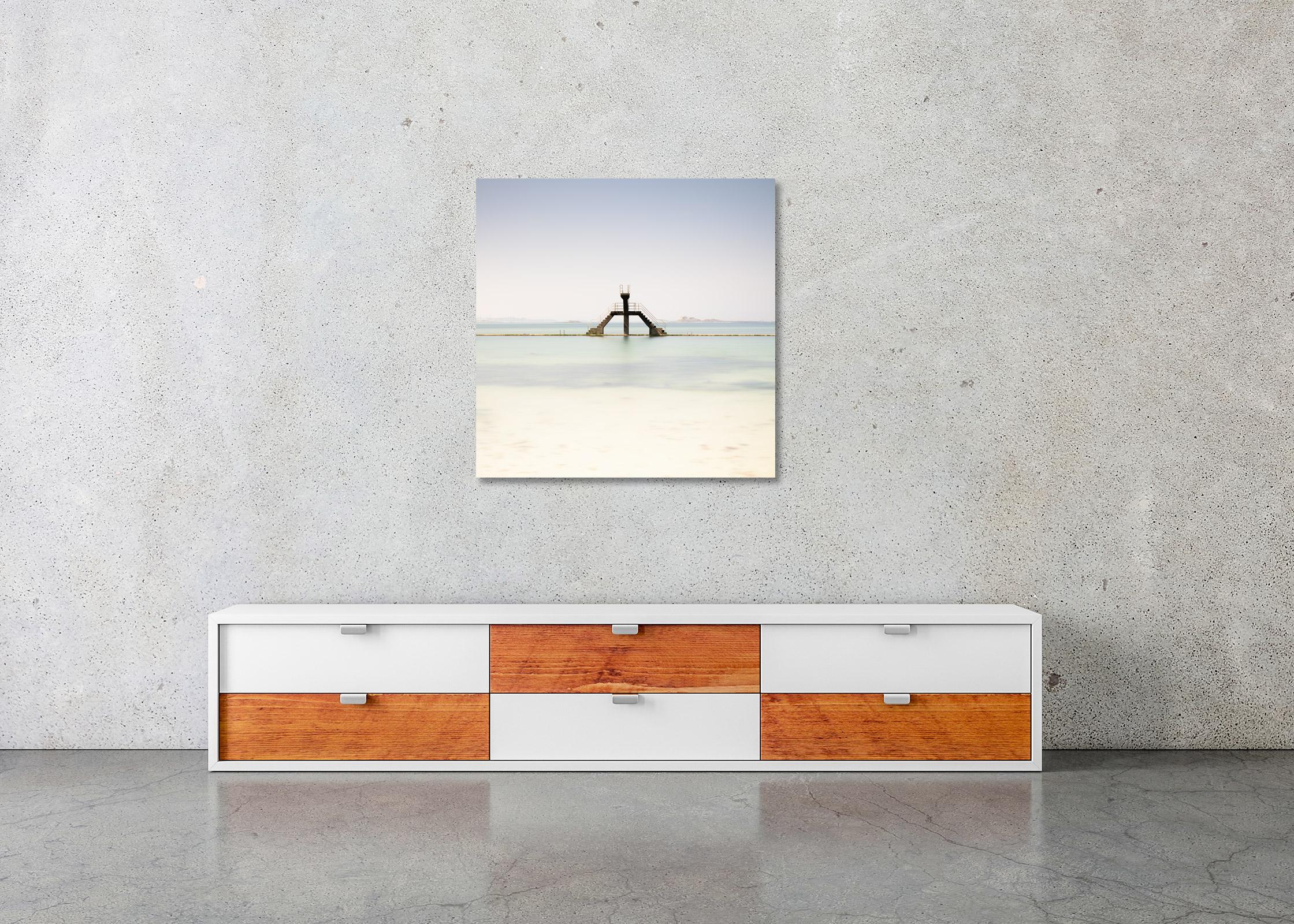 Meeres-Wasser- Swimming-Pool, Fotografie, Landschaft, Farbkunstdruck in limitierter Auflage im Angebot 2