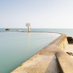 Piscina con acqua di mare, fotografia a colori, edizione limitata, paesaggio marino, paesaggio