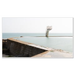 Sea Water swimming Pool, Diving Platform, color photography limited edition