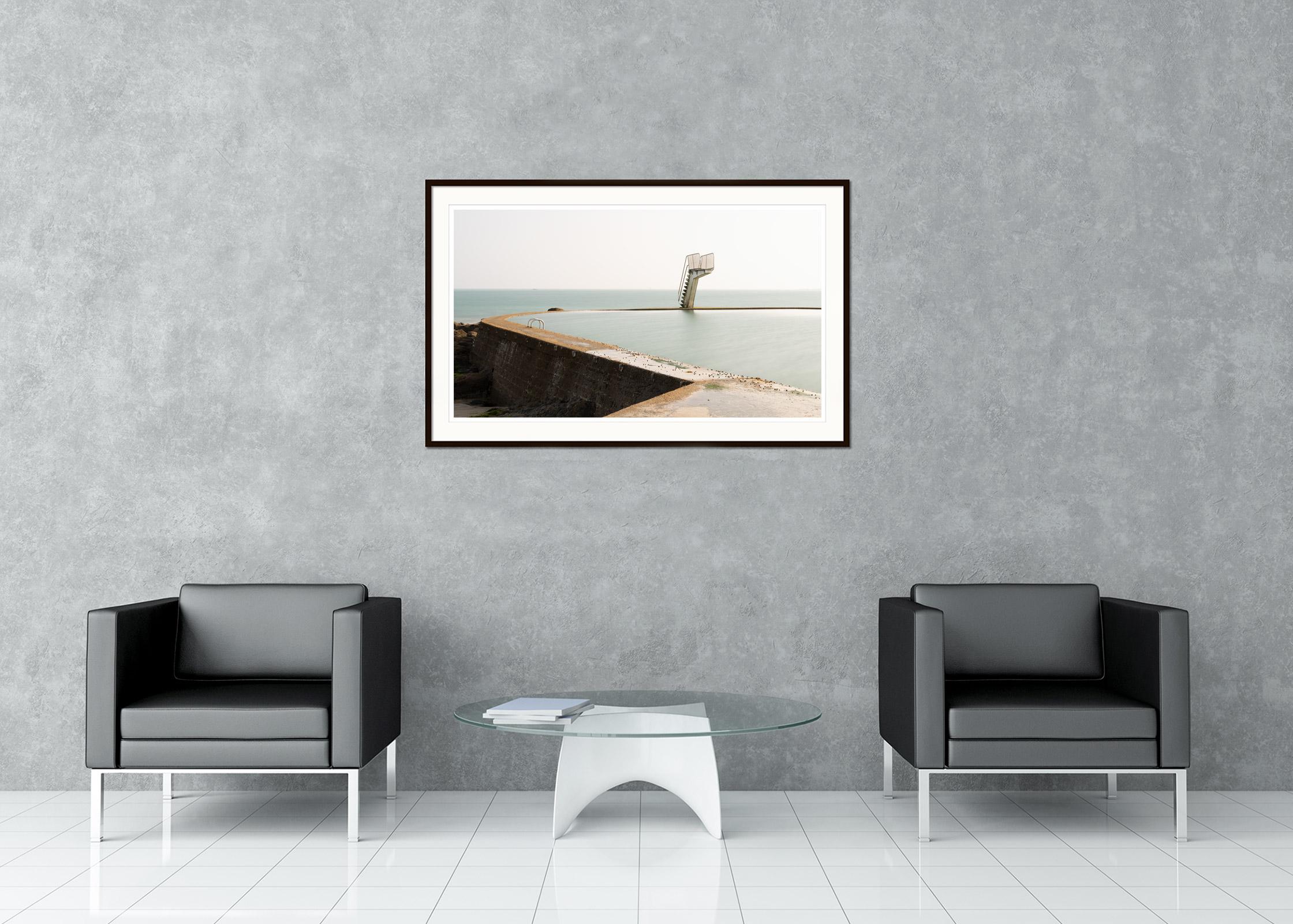 Color fine art long exposure seascape - landscape photography. Archival pigment ink print as part of a limited edition of 8. All Gerald Berghammer prints are made to order in limited editions on Hahnemuehle Photo Rag Baryta. Each print is stamped on