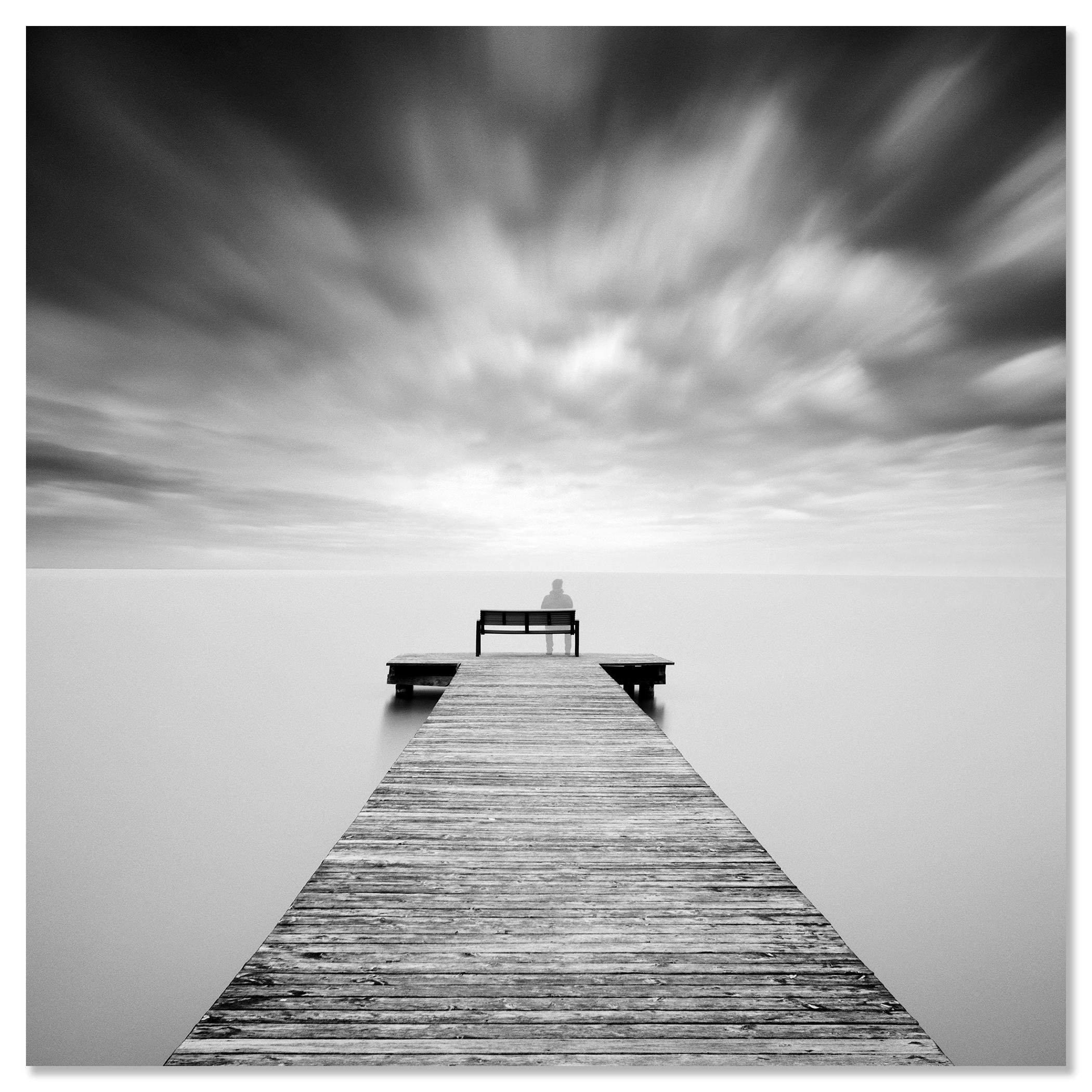 Self Portrait lake storm long exposure waterscape photography For Sale 3
