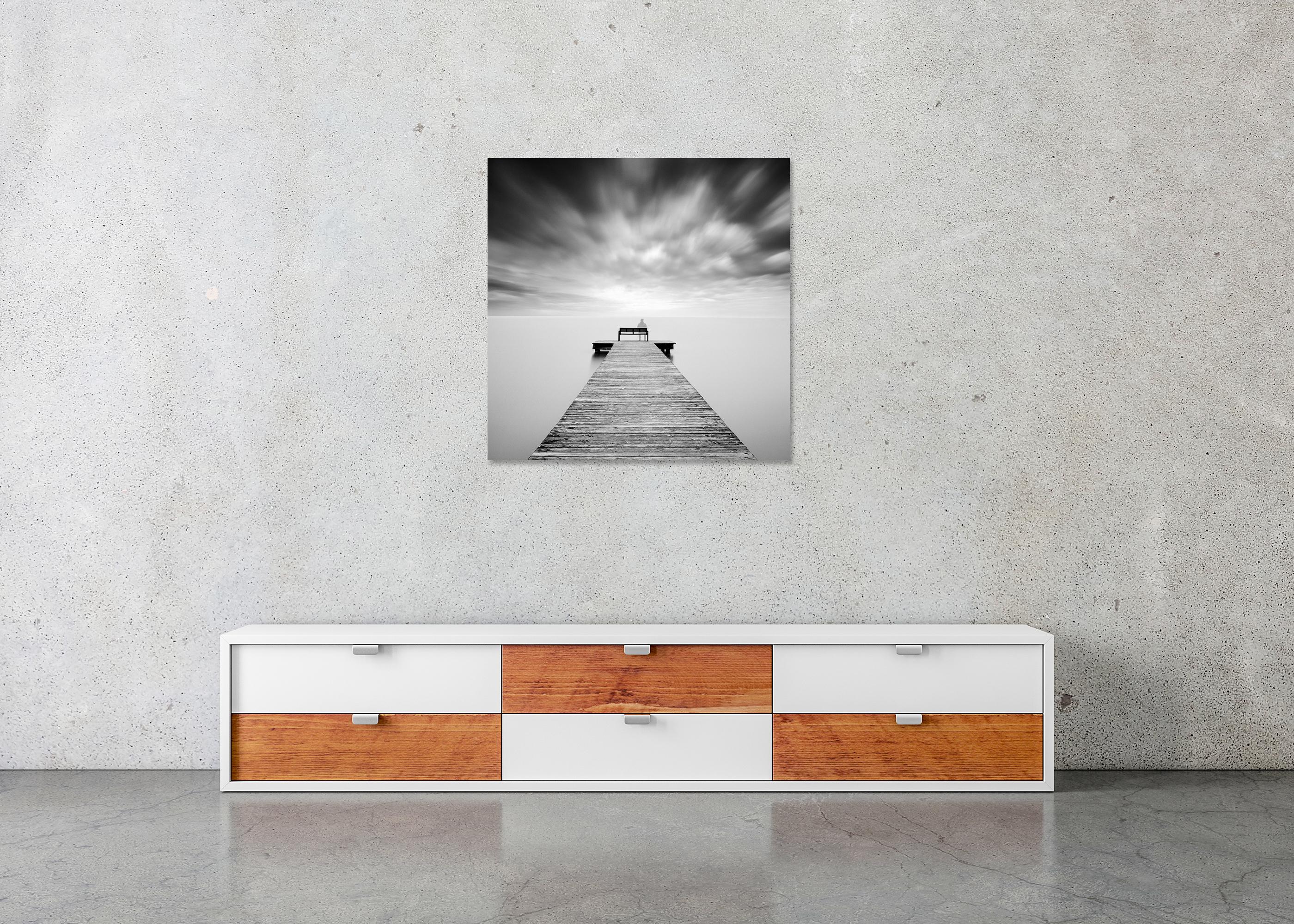 Self Portrait lake storm long exposure waterscape photography For Sale 4