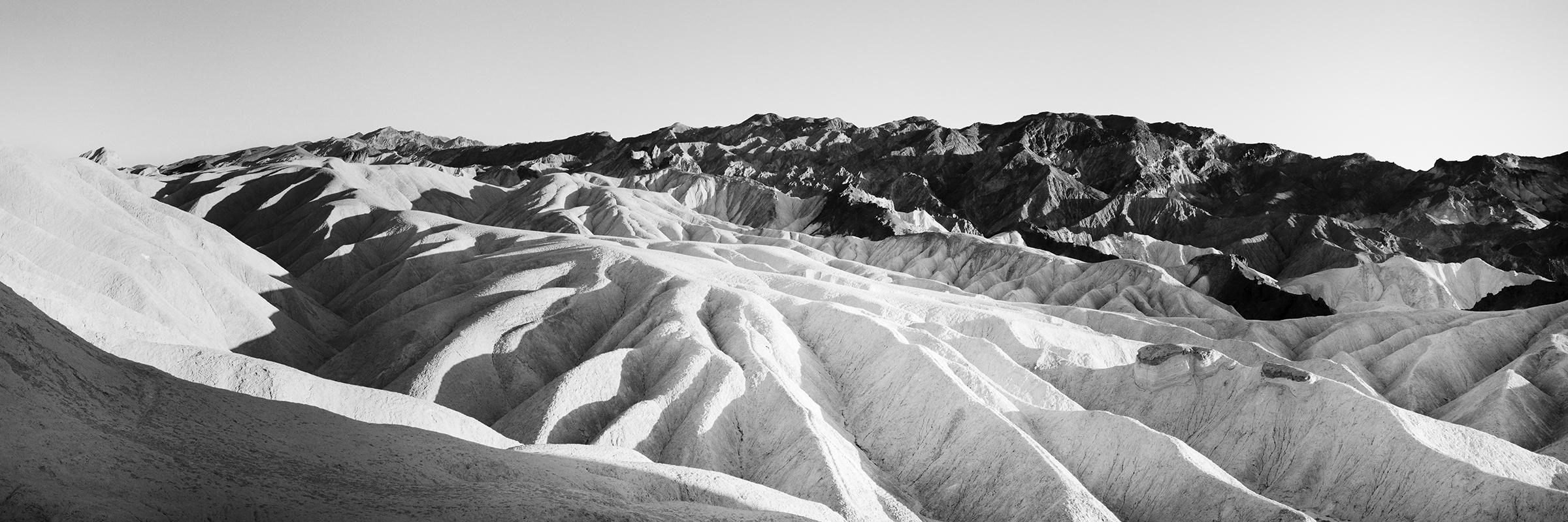 Shadow Mountains, Vallée de la Mort, USA, photographie noir et blanc, paysage, art