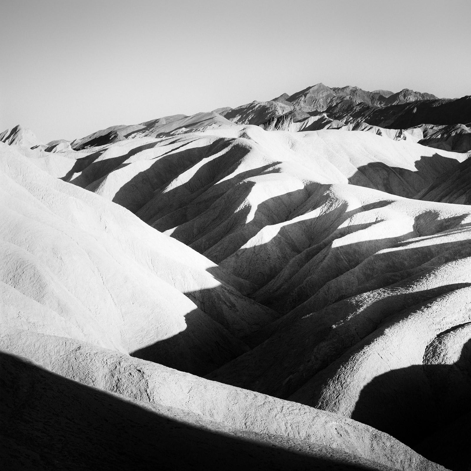 Gerald Berghammer Black and White Photograph - Shadow Mountains, USA, Death Valley, black and white landscape art photography